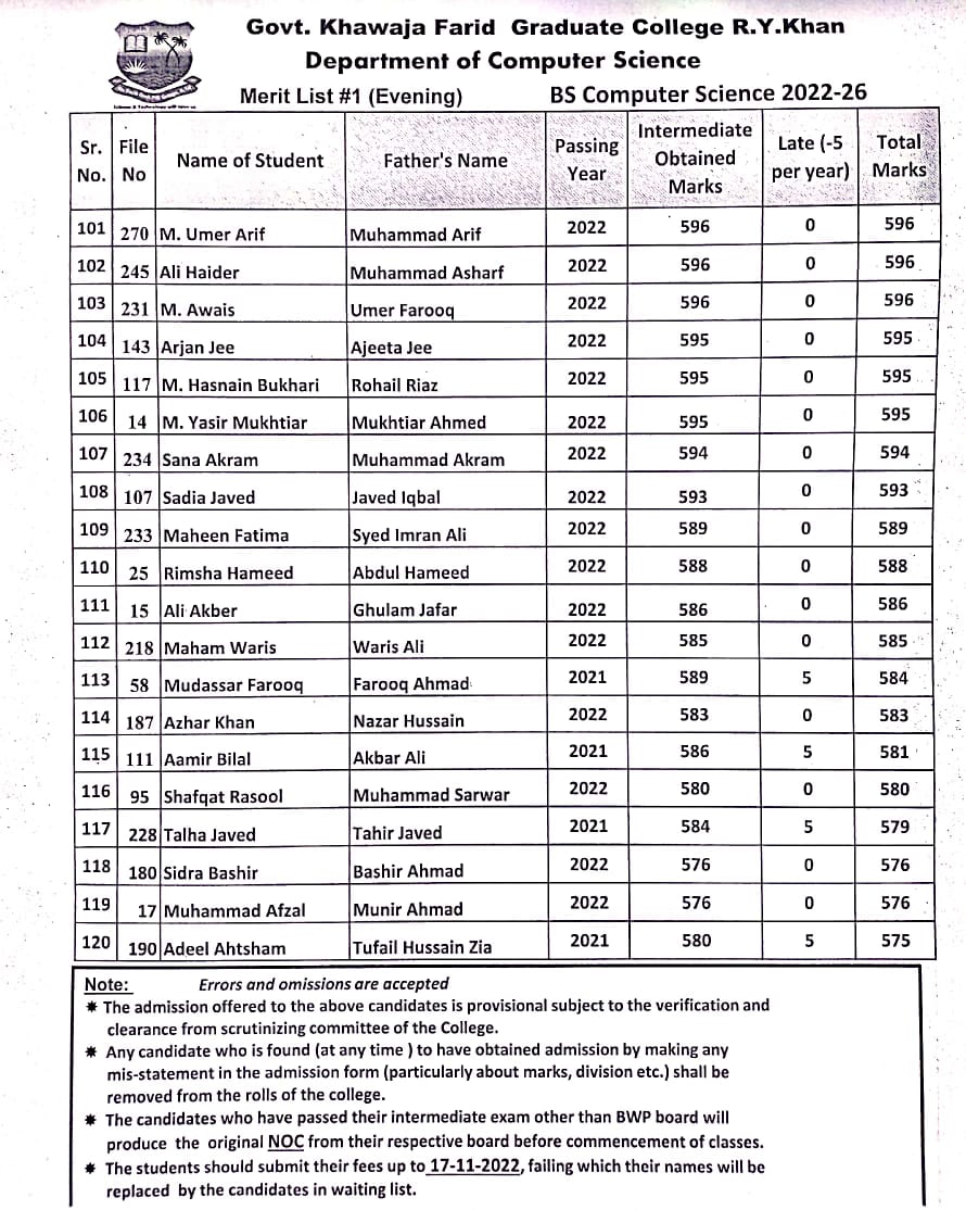 Result Notification